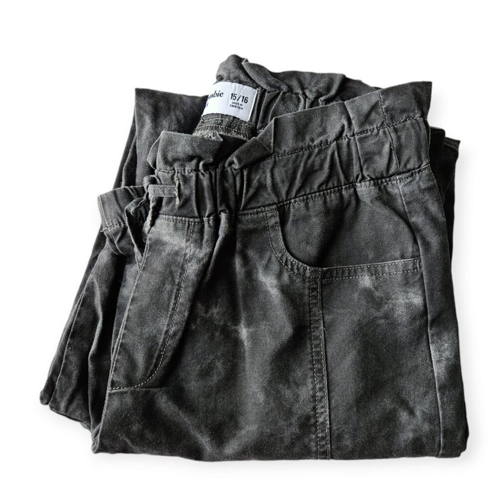 Abercrombie Kids Paper Bag Waist Marbled Tie Dye Cargo Joggers